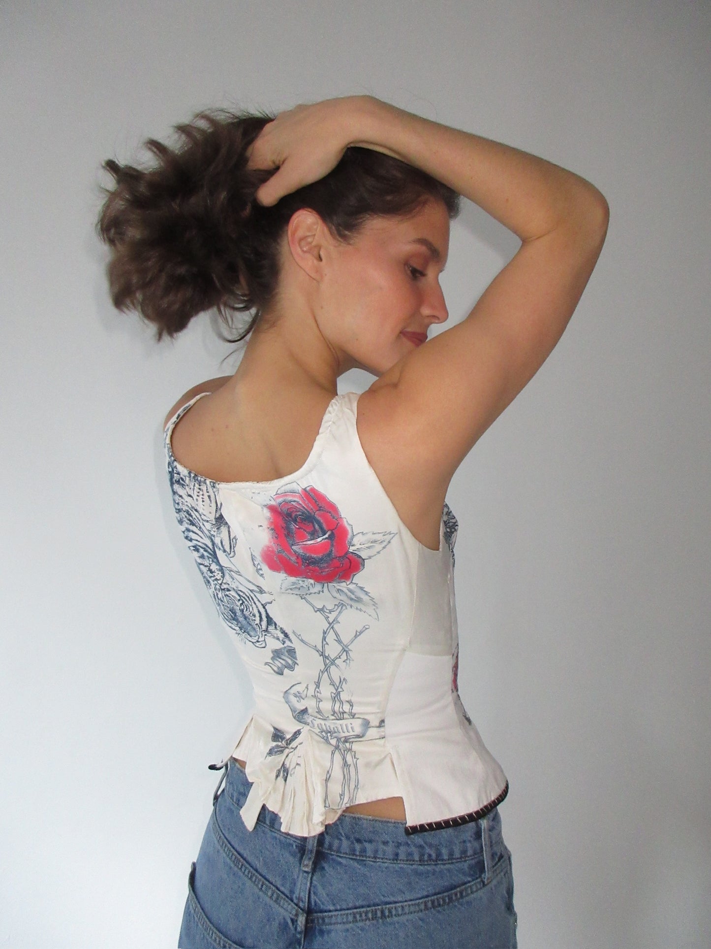 SS2003 Roberto Cavalli tattoo corset