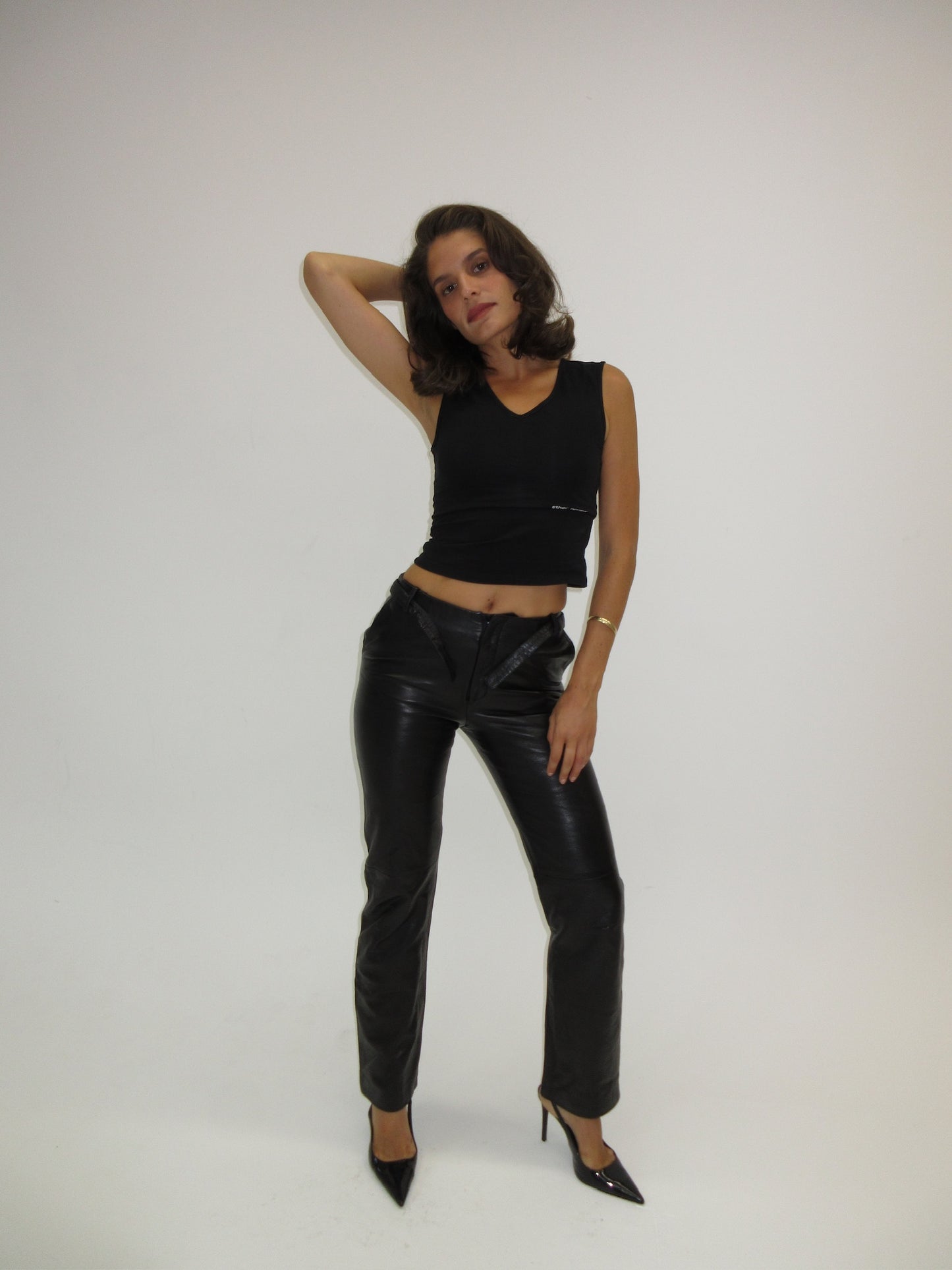 Vintage Gucci by Tom Ford leather pants