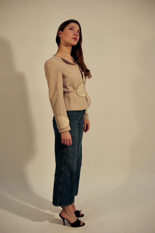 SS2006 Valentino beige jacket