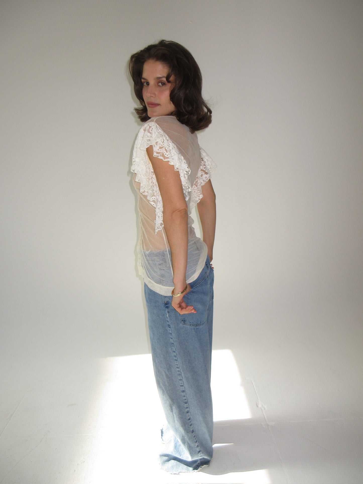 1998 Dolce & Gabbana lace top