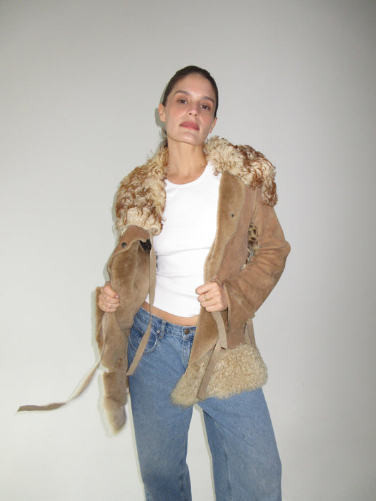 Dolce & Gabbana FW 2001 Suede & Fur Jacket