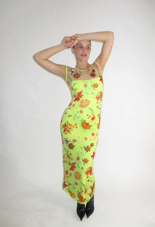 Vintage Christian Lacroix mesh dress
