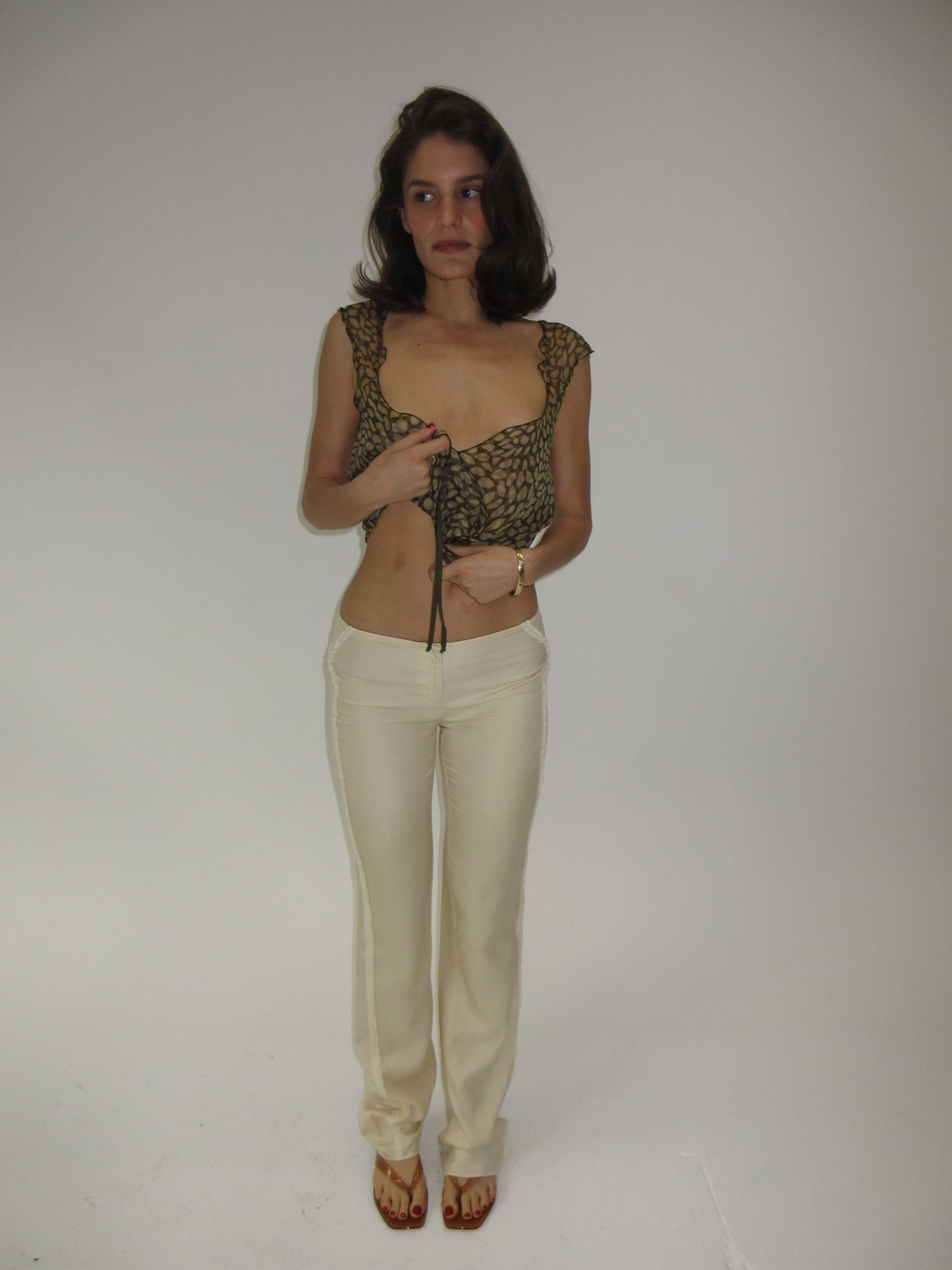 Vintage Versace Silk Pants