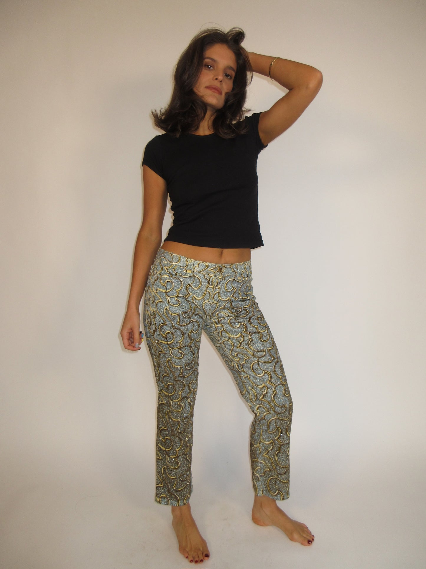 SS2000 Roberto Cavalli beaded pants