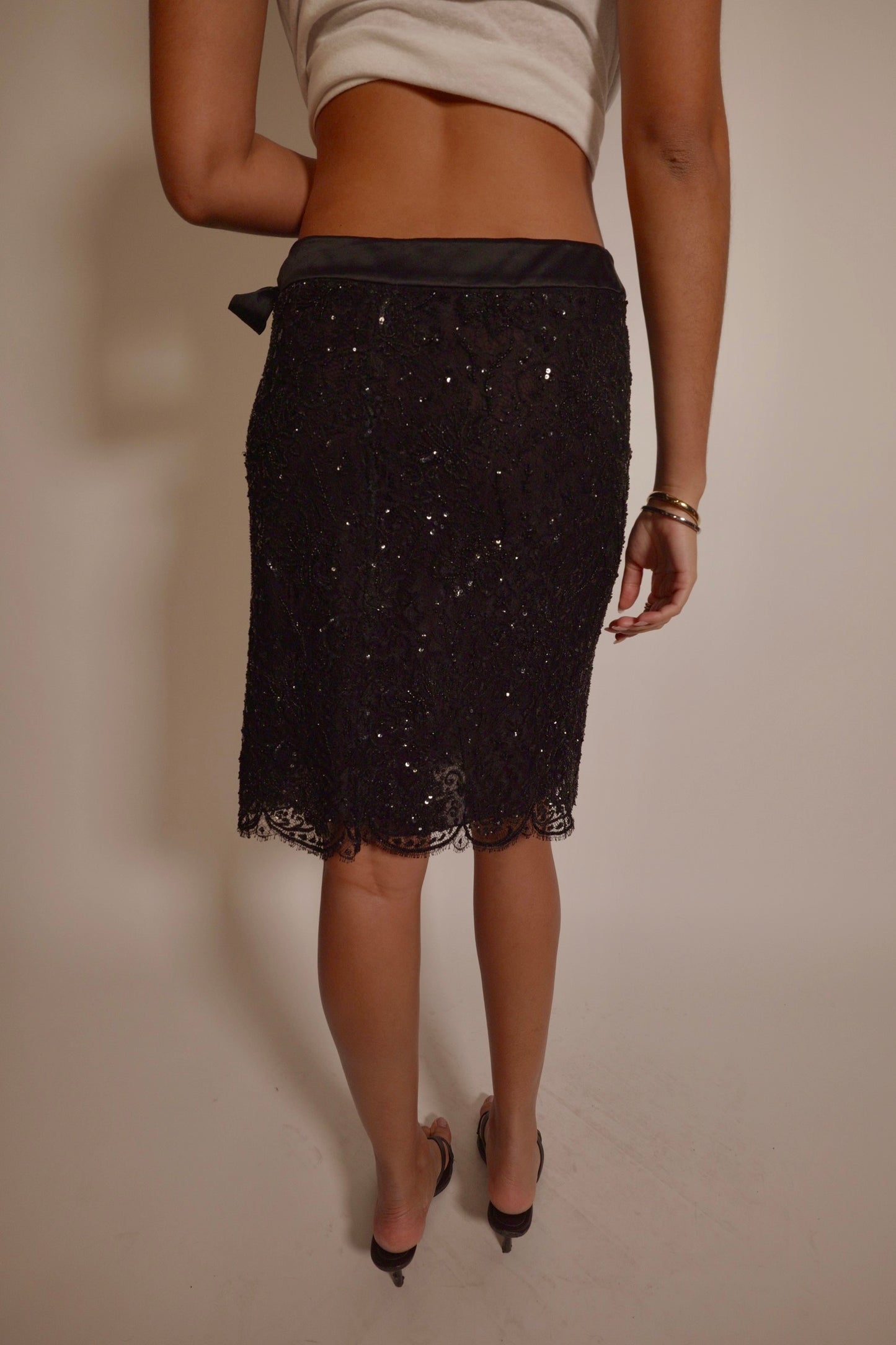 FW2002 Valentino Beaded skirt