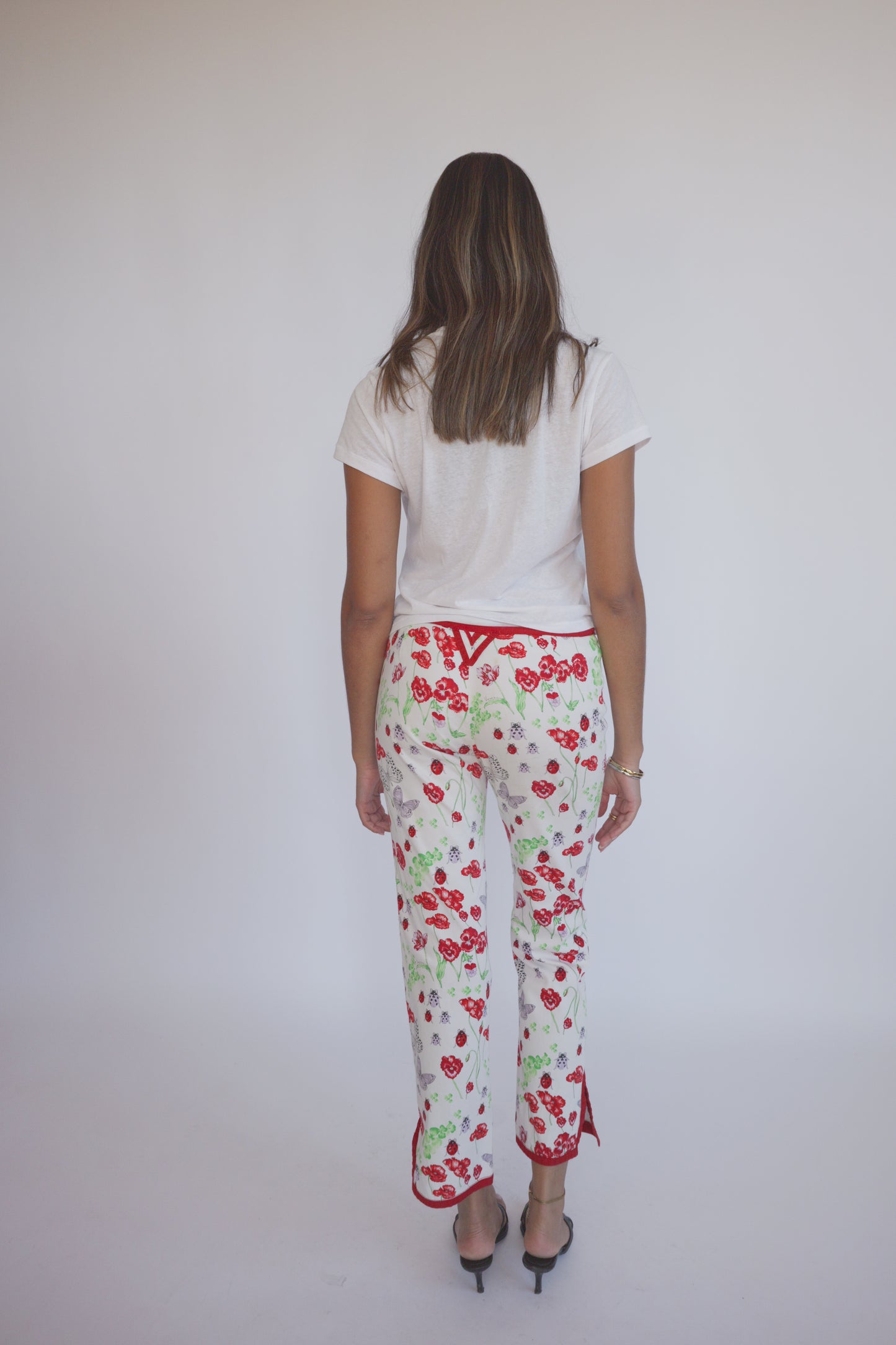 Vintage Versace Lady Bug Printed Pants