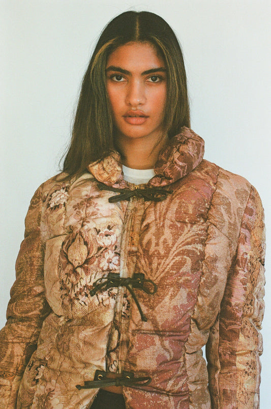 Stunning Silk Cashmere Roberto Cavalli Puffer