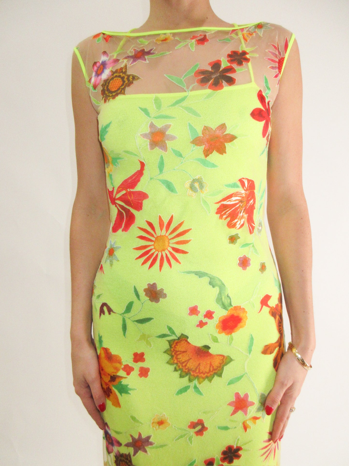 Vintage Christian Lacroix mesh dress