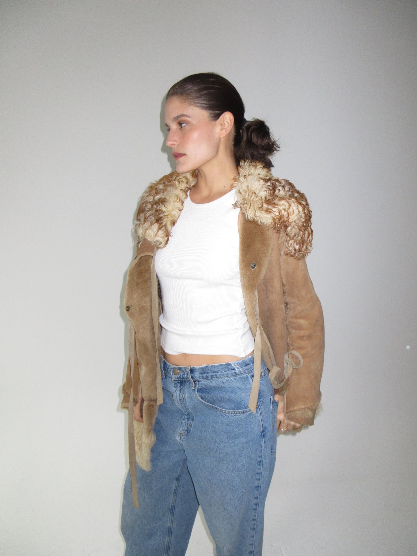 Dolce & Gabbana FW 2001 Suede & Fur Jacket