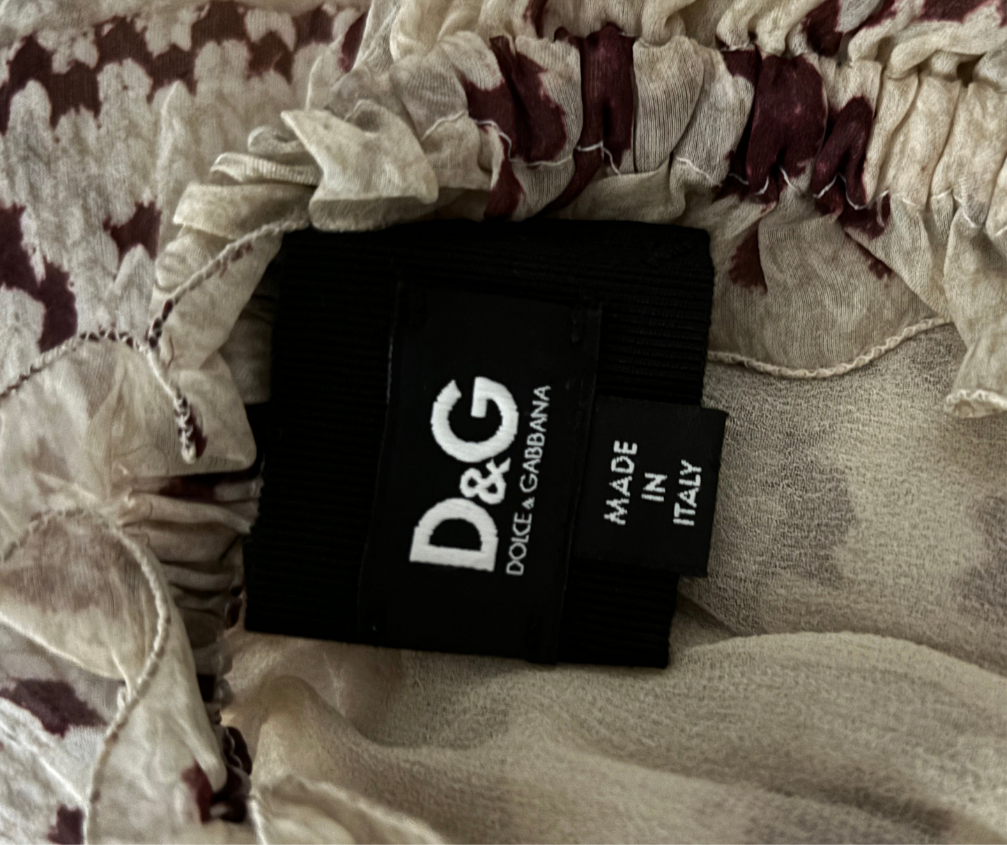 FW2010 D&G Silk Runway Dress