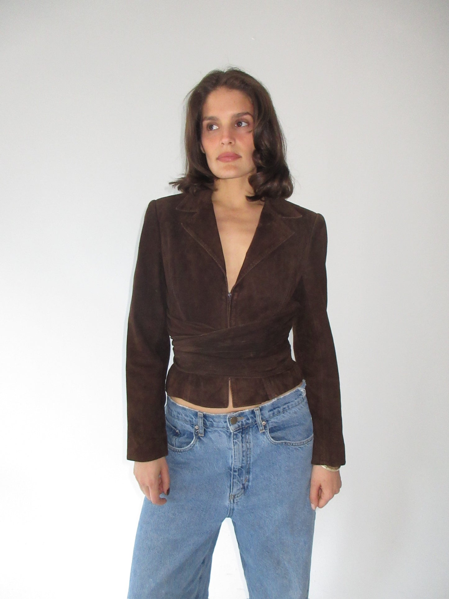 Vintage Valentino suede jacket