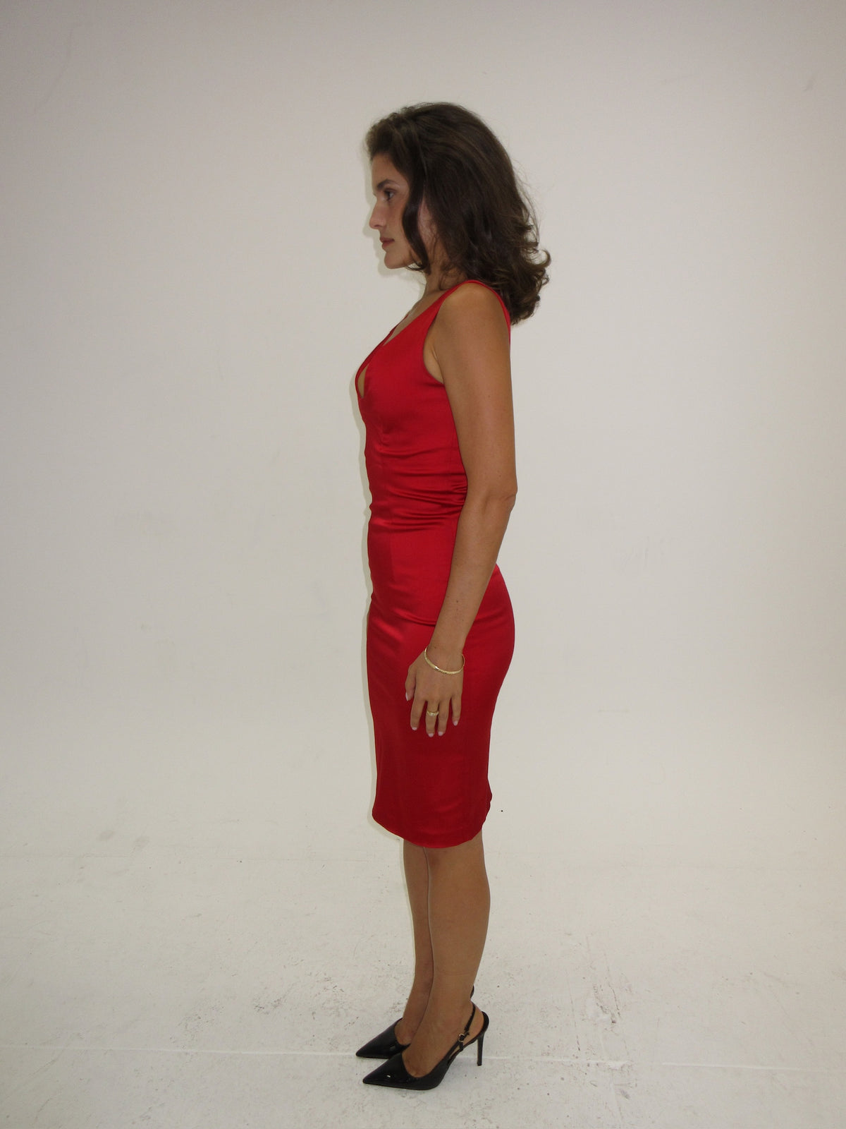 Vintage Pleid Sud red dress
