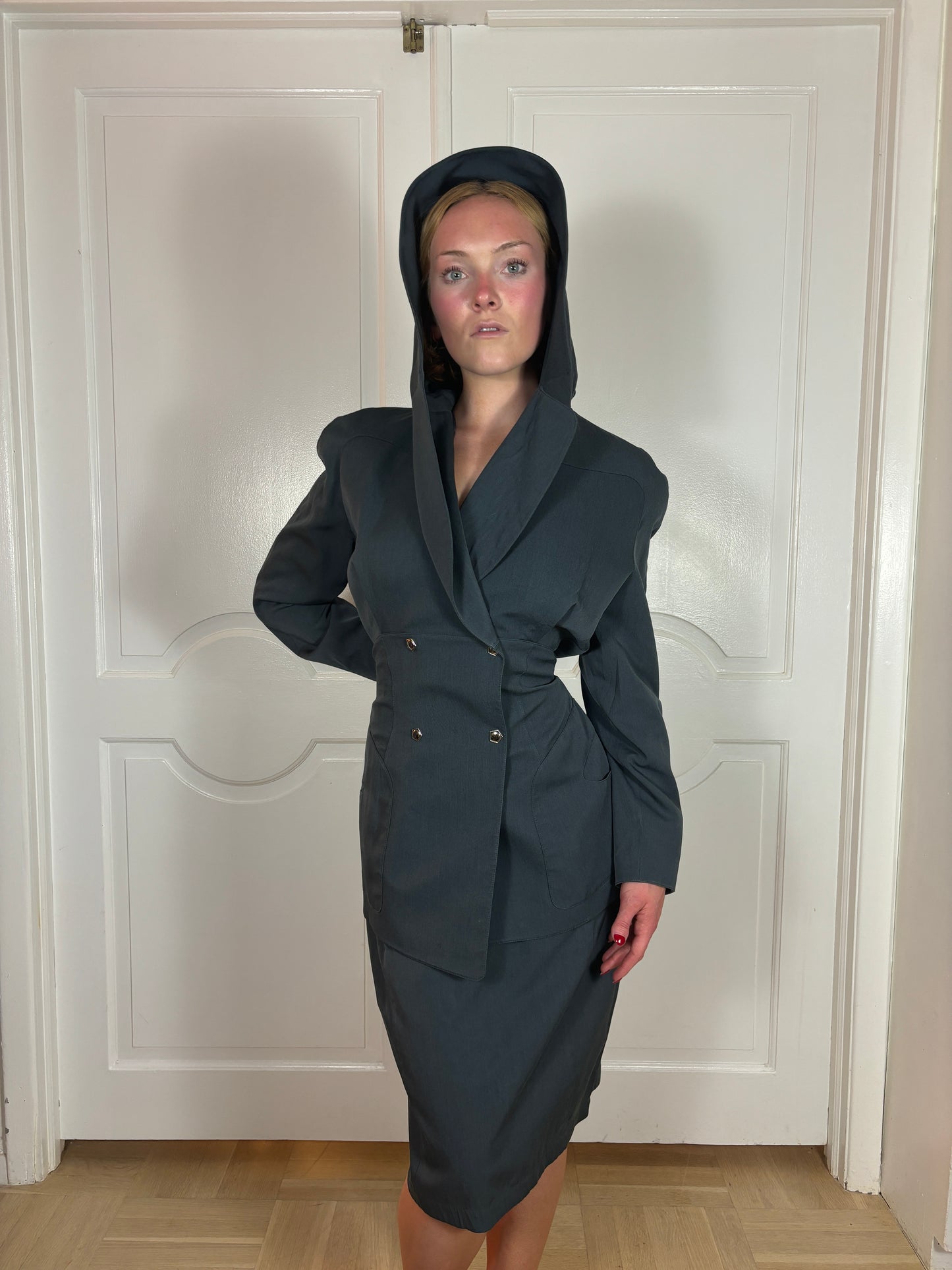 Iconic Thierry Mugler Blazer and matching skirt