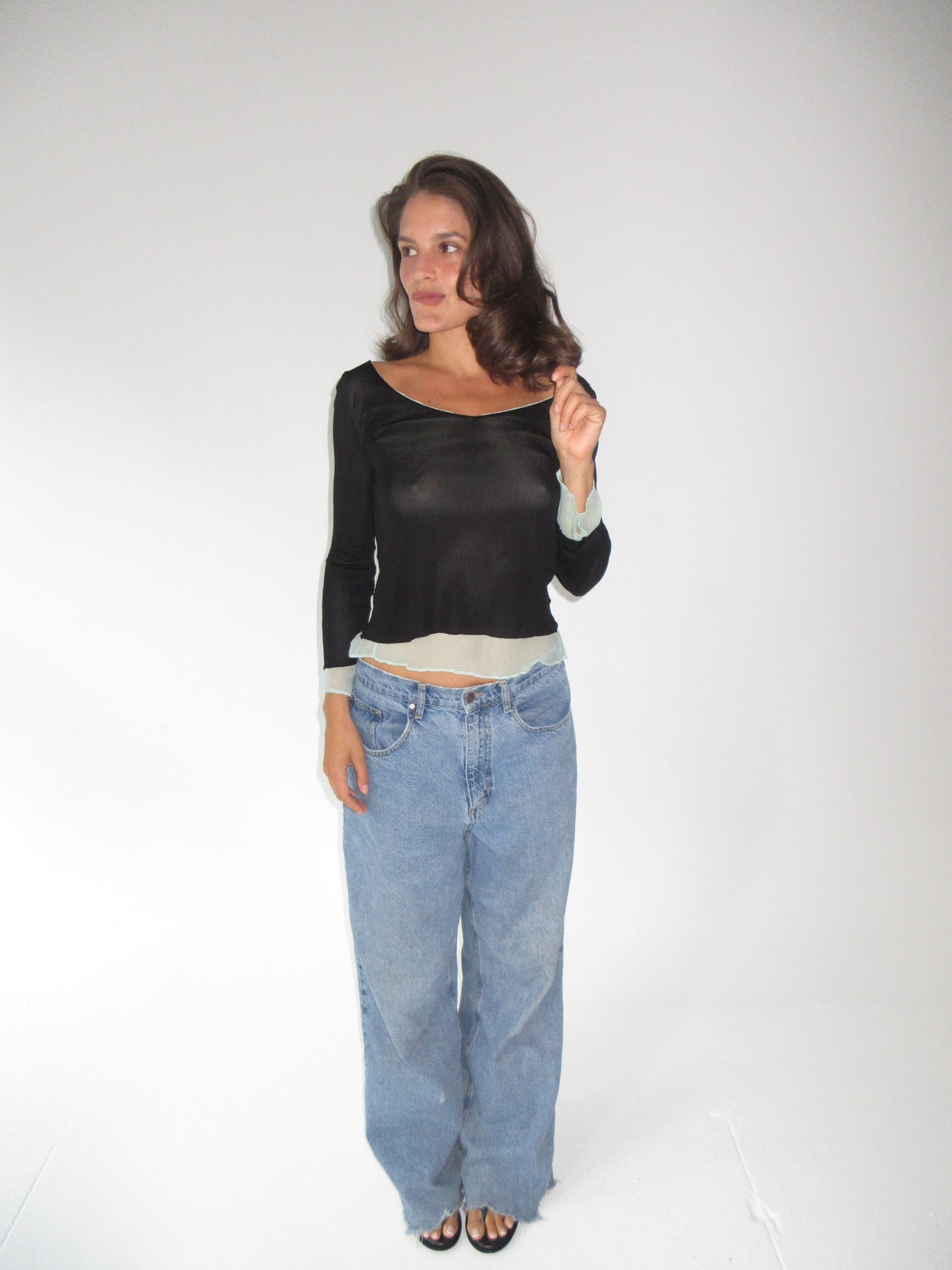 Vintage Fendi silk top