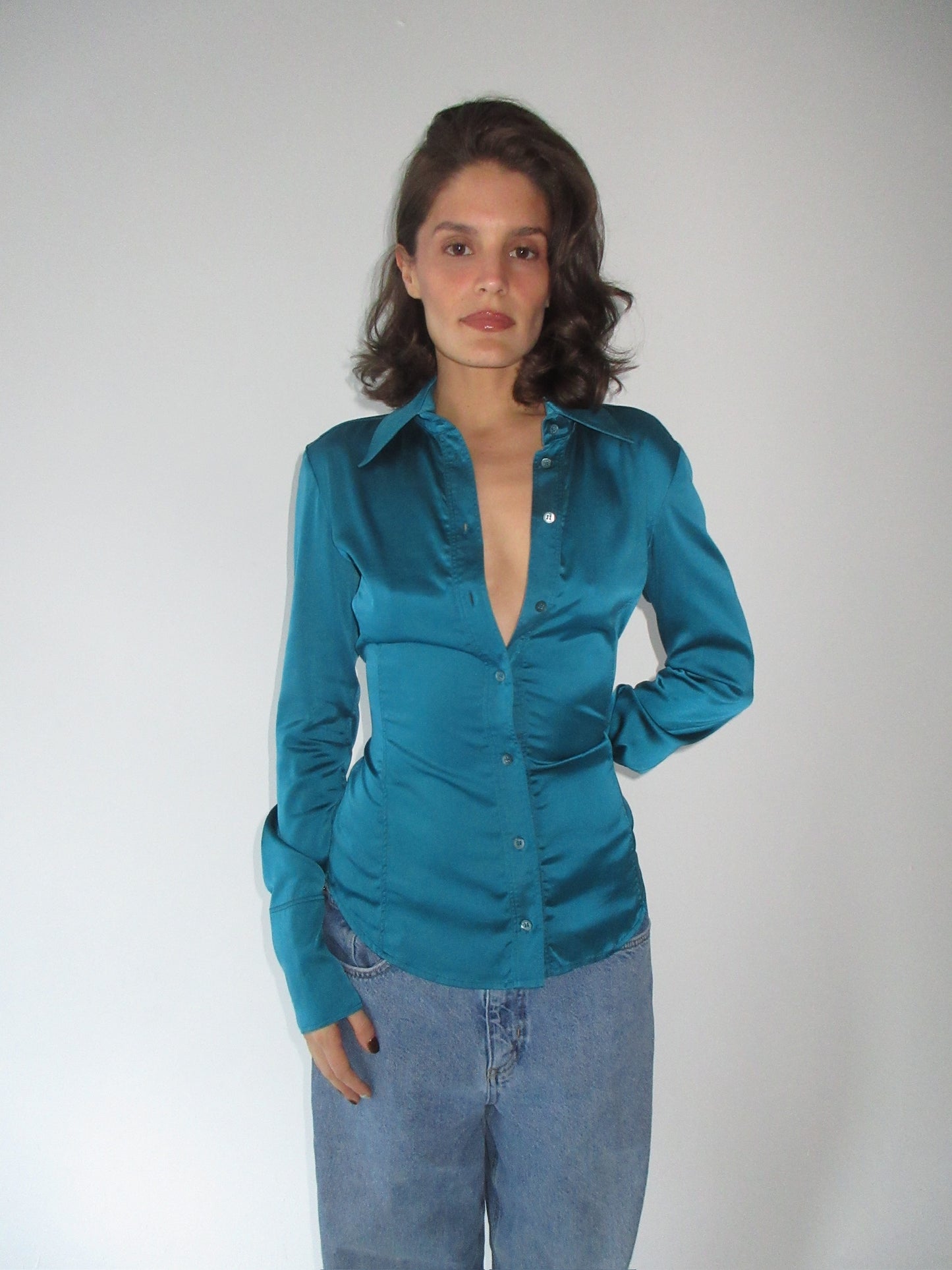 Gucci by tom ford silk top