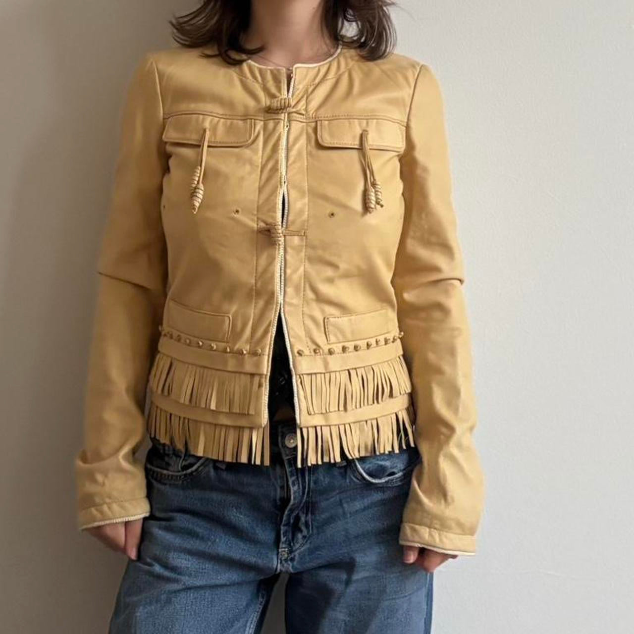Vintage Roberto Cavalli fringe jacket