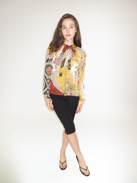 Vintage Roberto Cavalli silk top