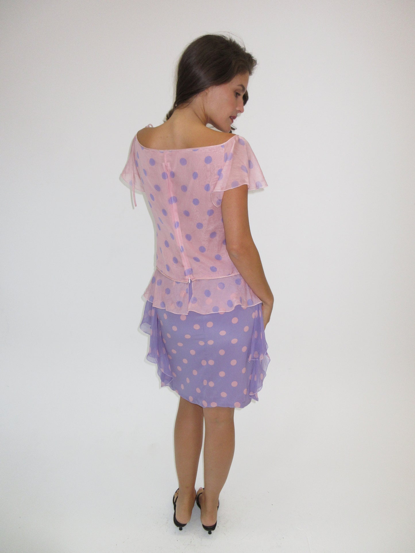 Vintage Valentino polka dot top