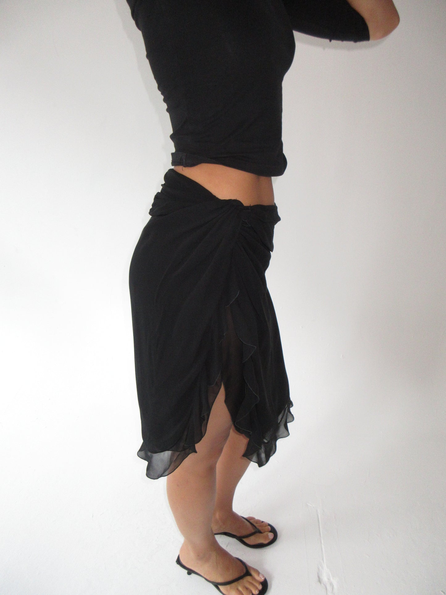 Vintage Valentino silk skirt