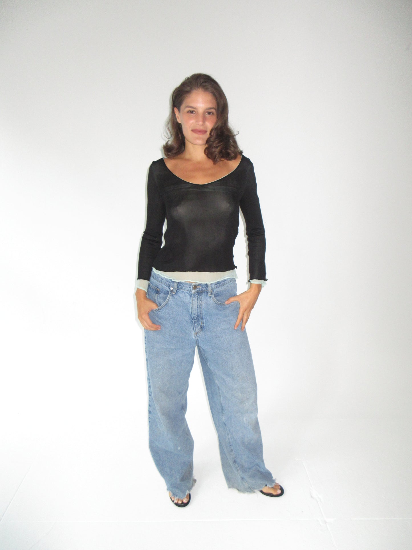 Vintage Fendi silk top
