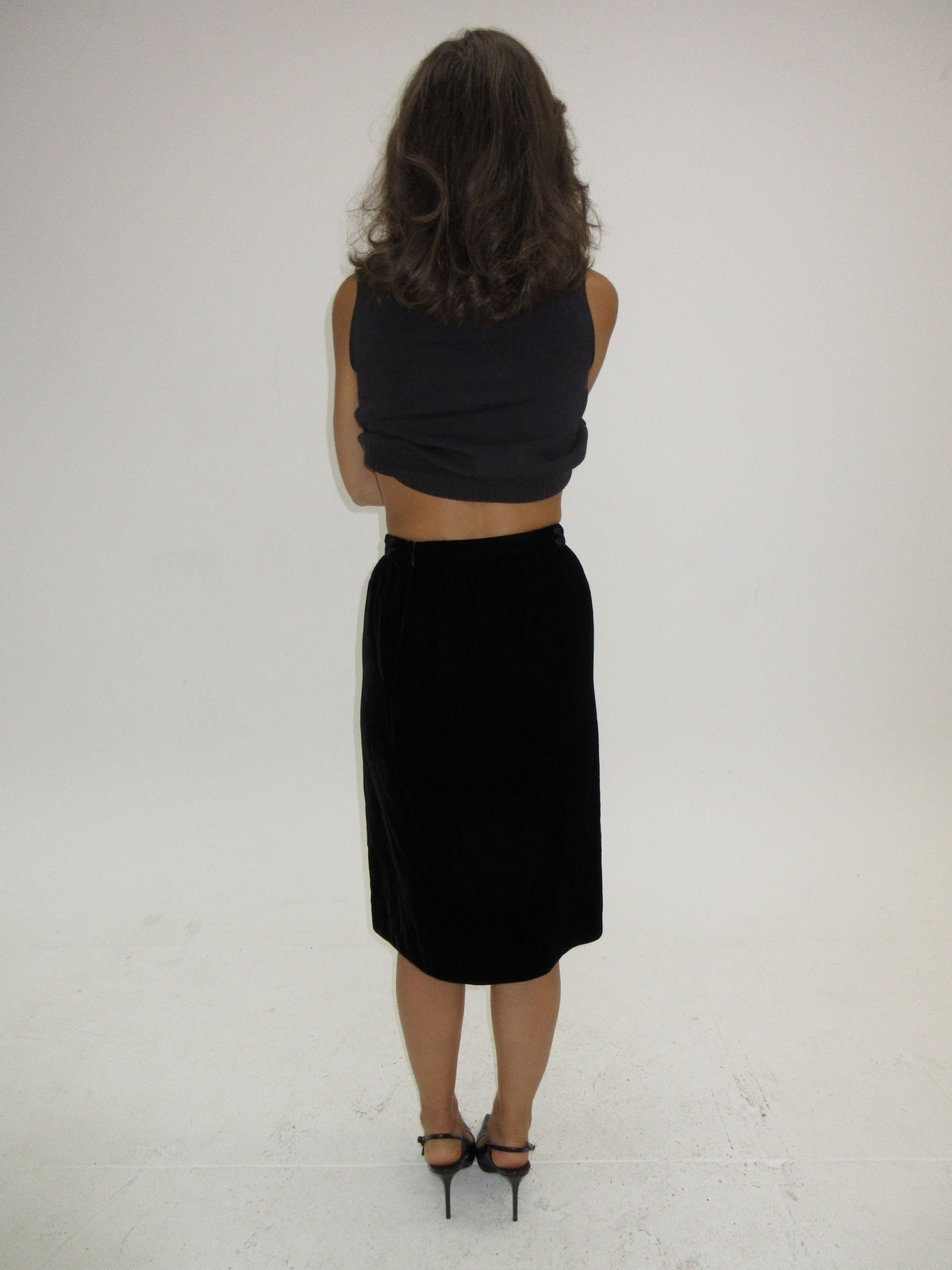 Vintage Gucci velvet skirt