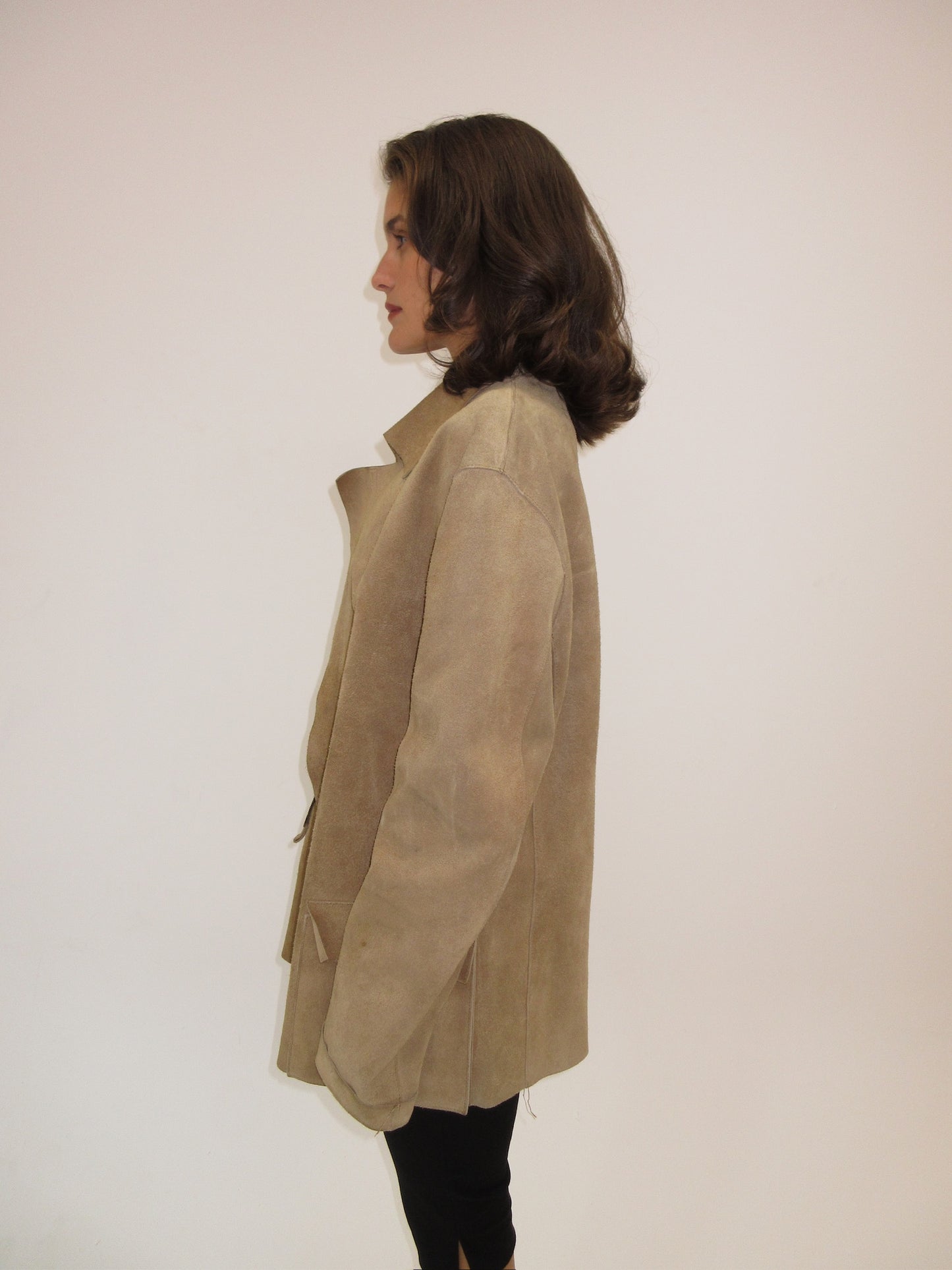 Vintage YSL suede jacket