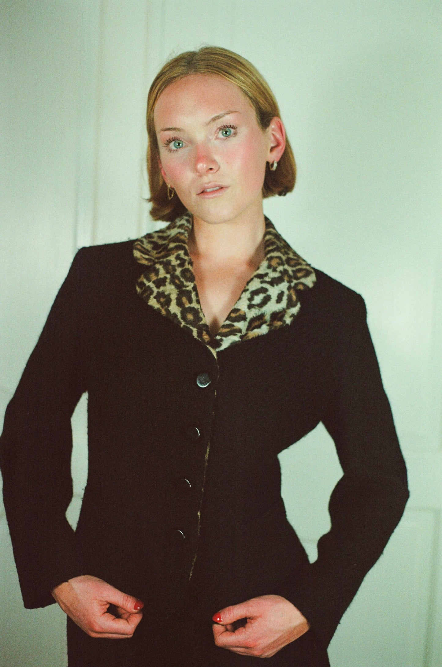 D&G tweed and cheetah Black Jacket with Skirt