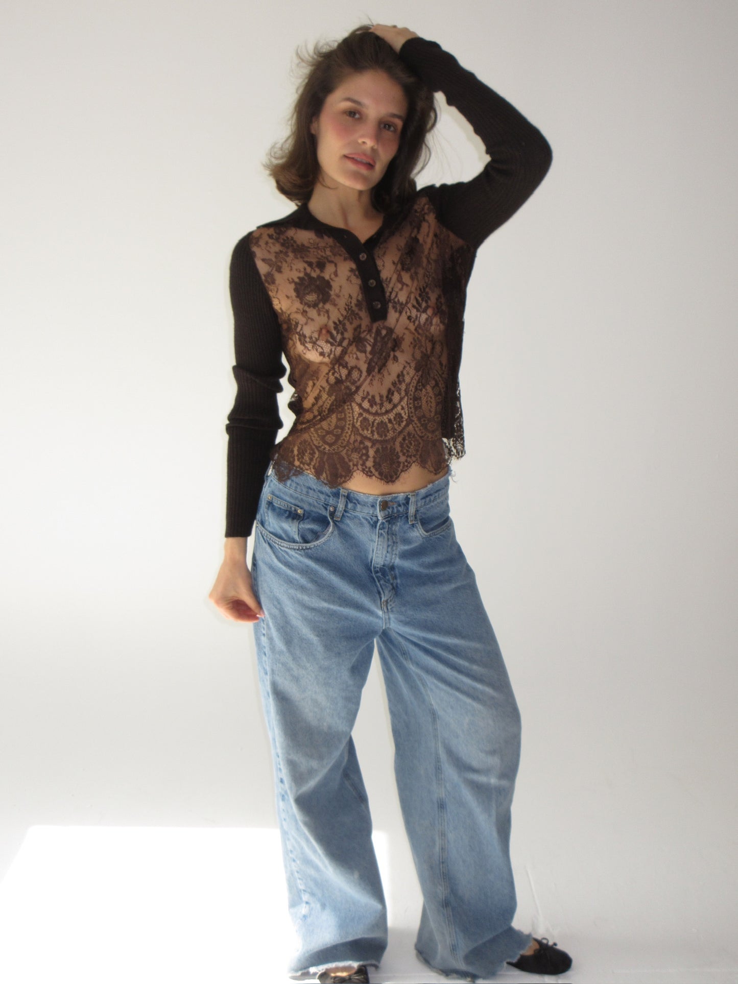 Vintage Valentino lace top