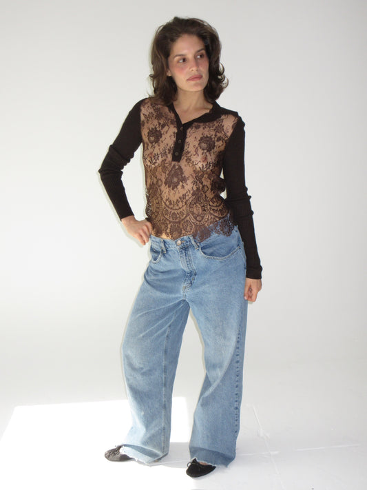 Vintage Valentino lace top