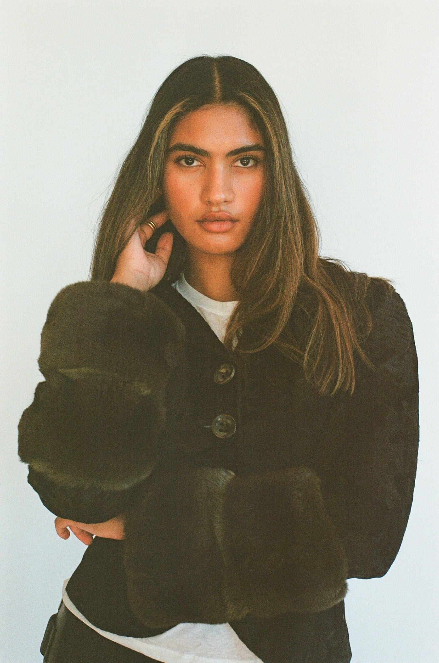 Early 2000s Valentino alligator and chinchilla jacket