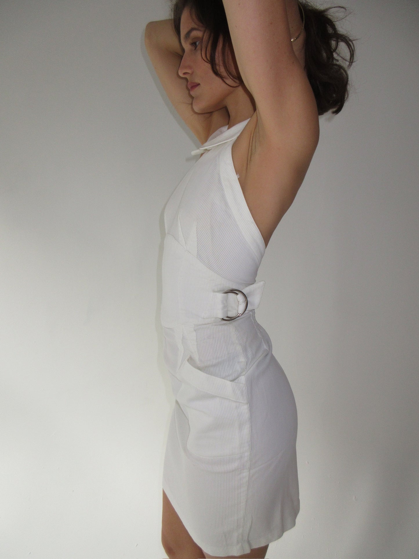 1982 Thierry Mugler white dress