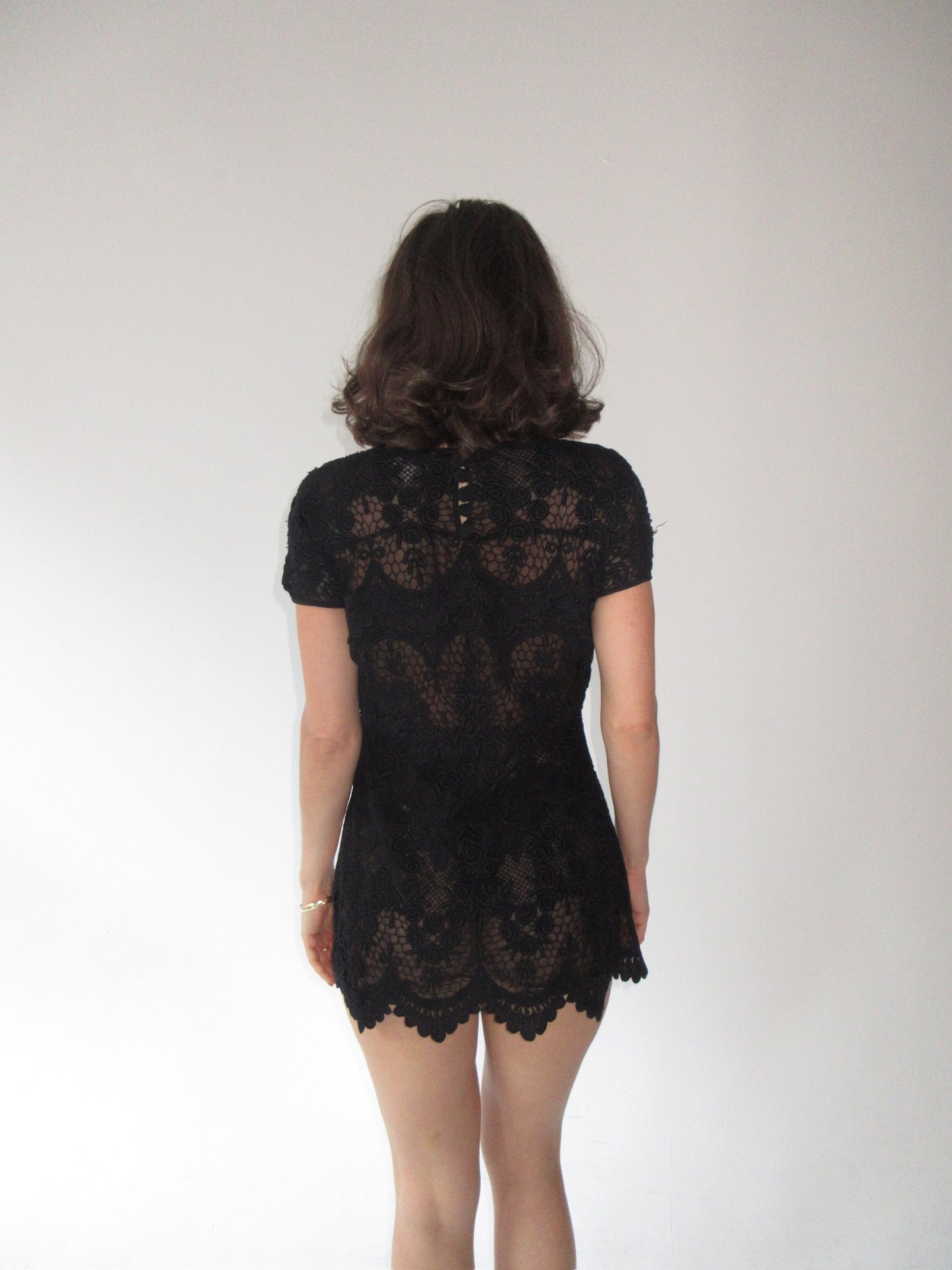 SS1990 Valentino lace mini dress