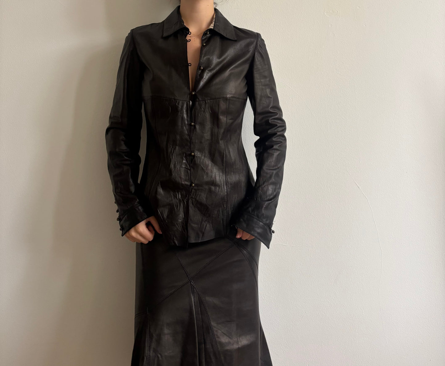 Vintage Roberto Cavalli leather jacket