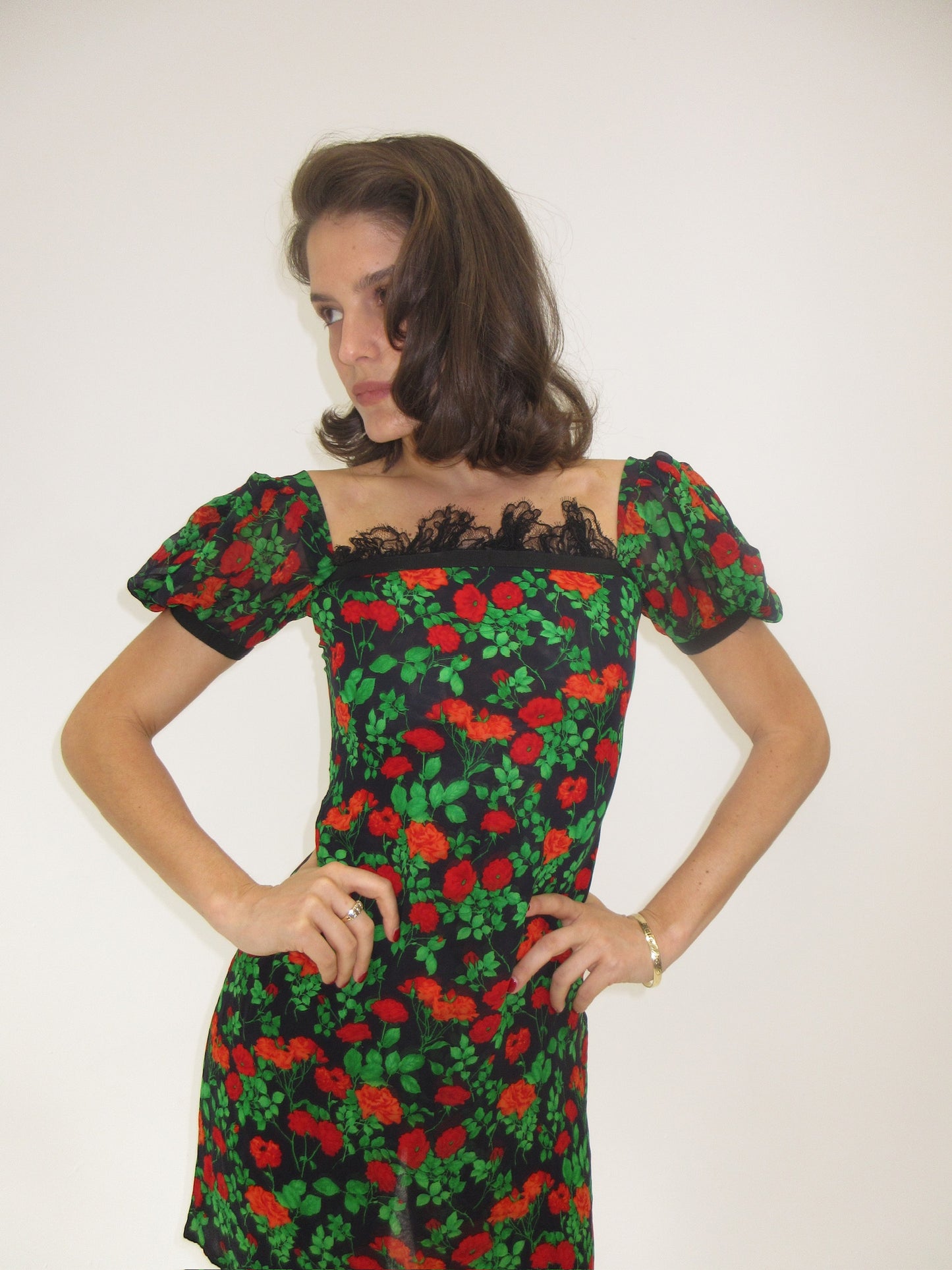 SS1992 YSL dress runway