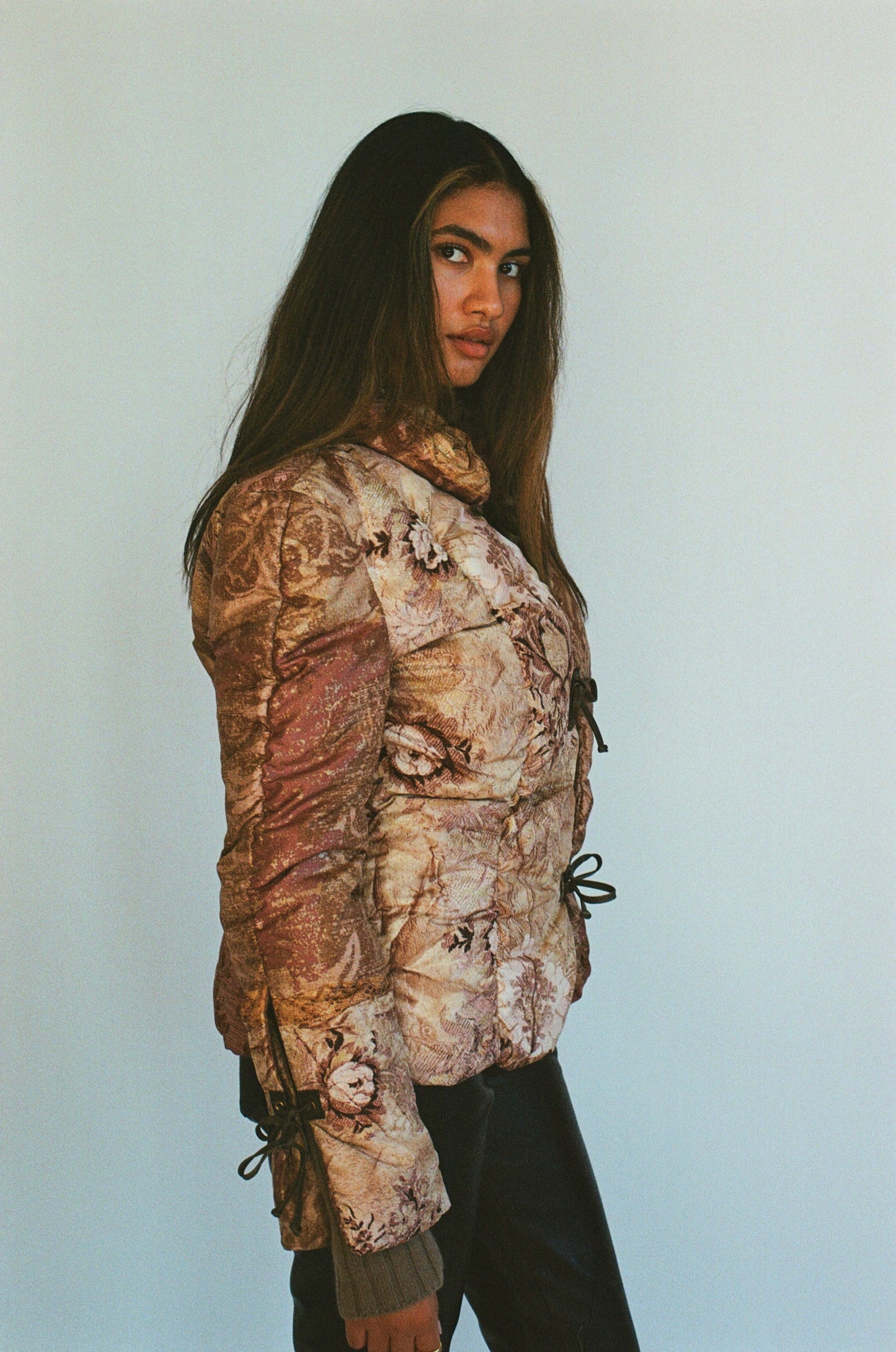 Stunning Silk Cashmere Roberto Cavalli Puffer