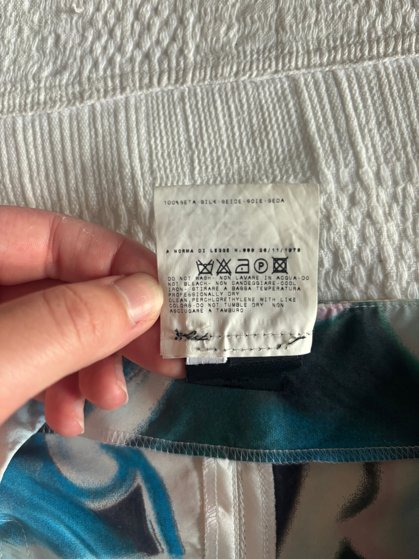 Versace 100% Silk Corset Dress