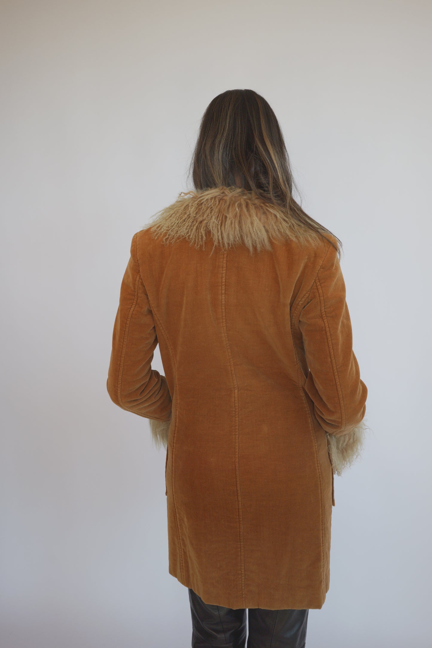 Early 2000s D&G Afghan coat seen on Britney Spears