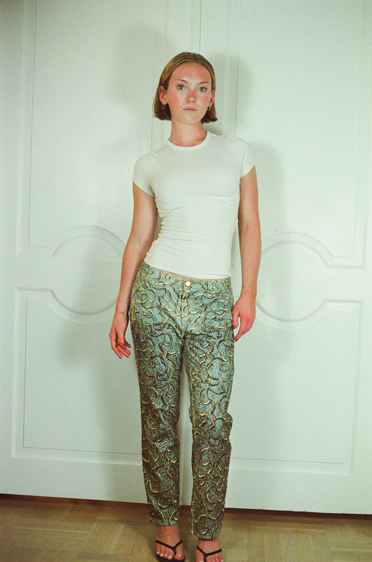 SS2000 Roberto Cavalli beaded pants
