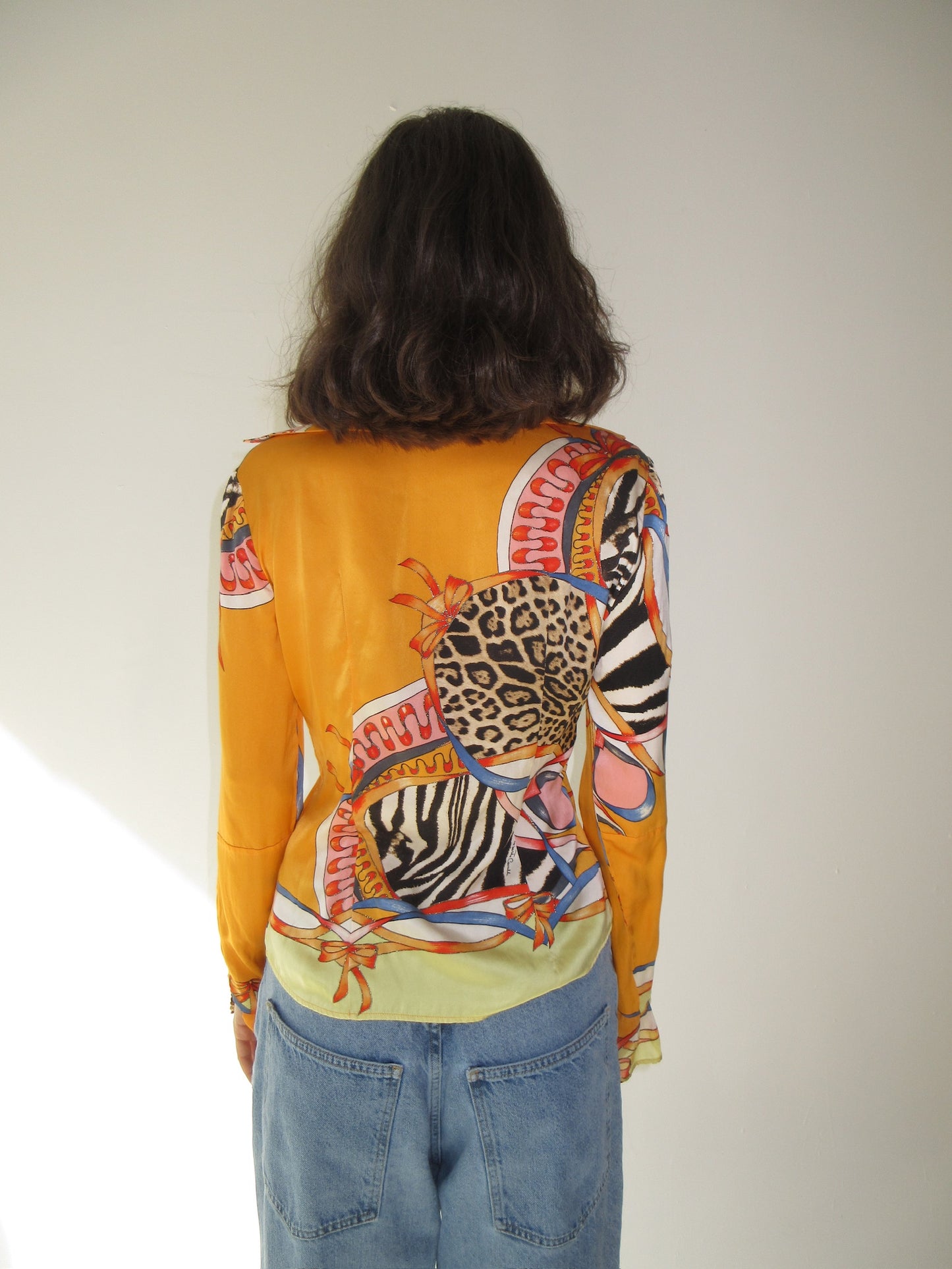 Vintage Roberto Cavalli silk top