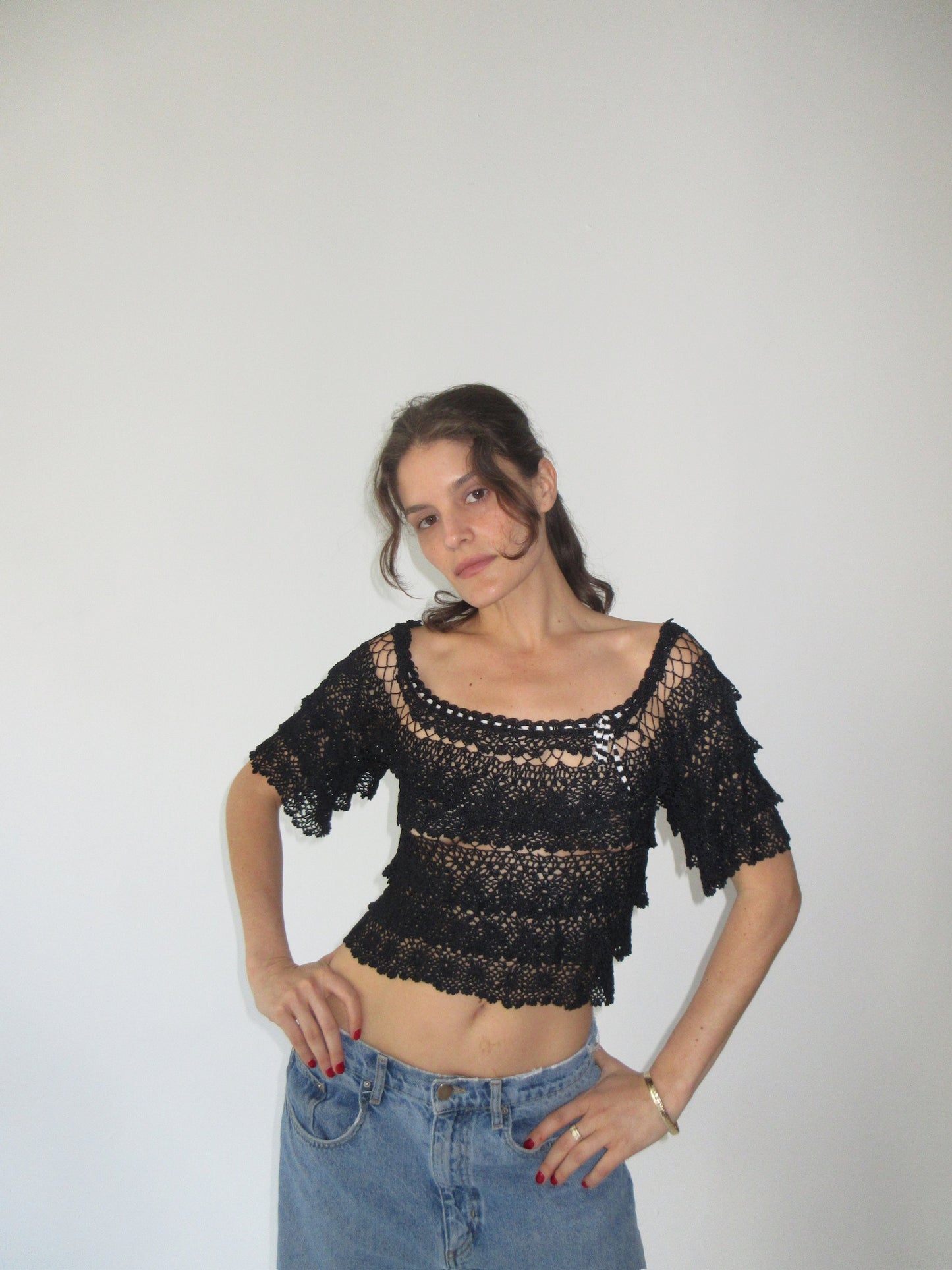 Vintage Missoni crochet top