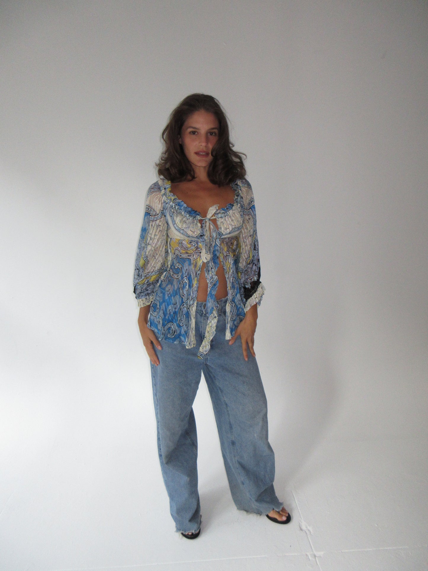 Vintage Roberto cavalli silk top