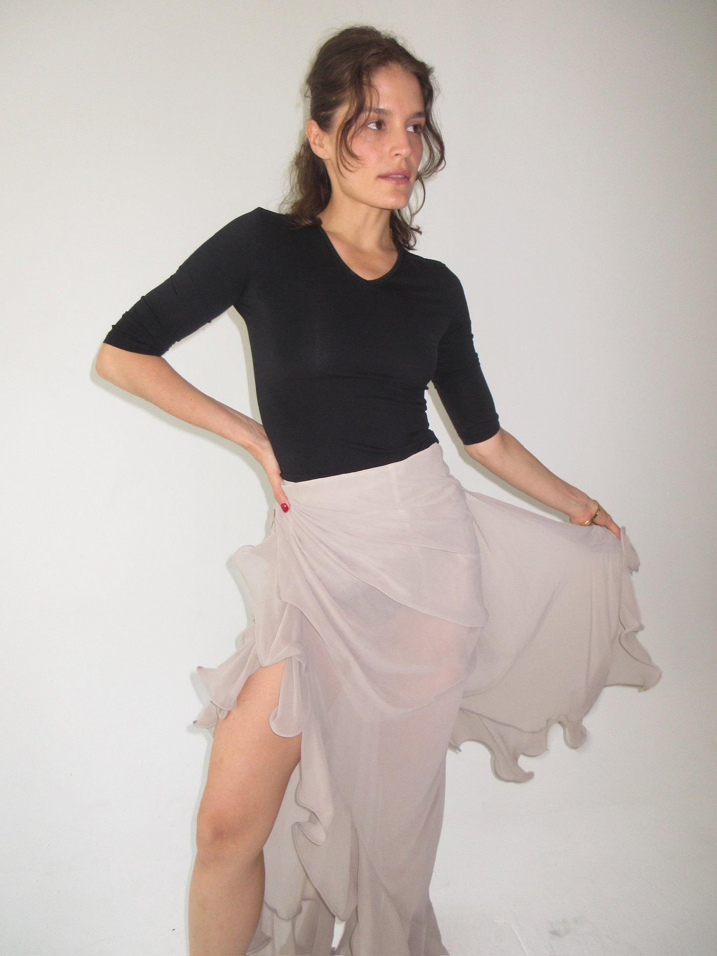 SS1999 Mugler runway skirt