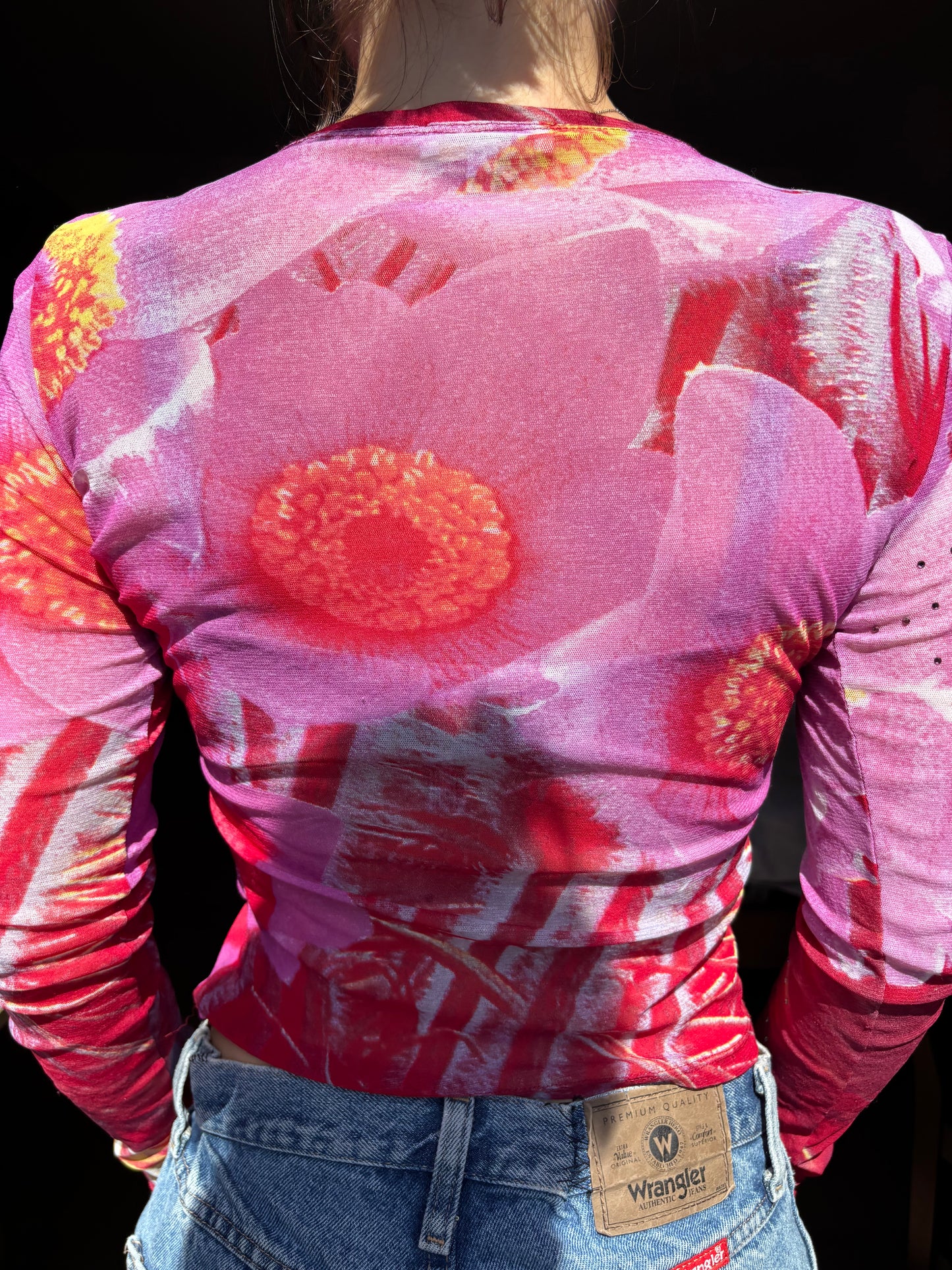 SS2000 Roberto Cavalli Sequined top