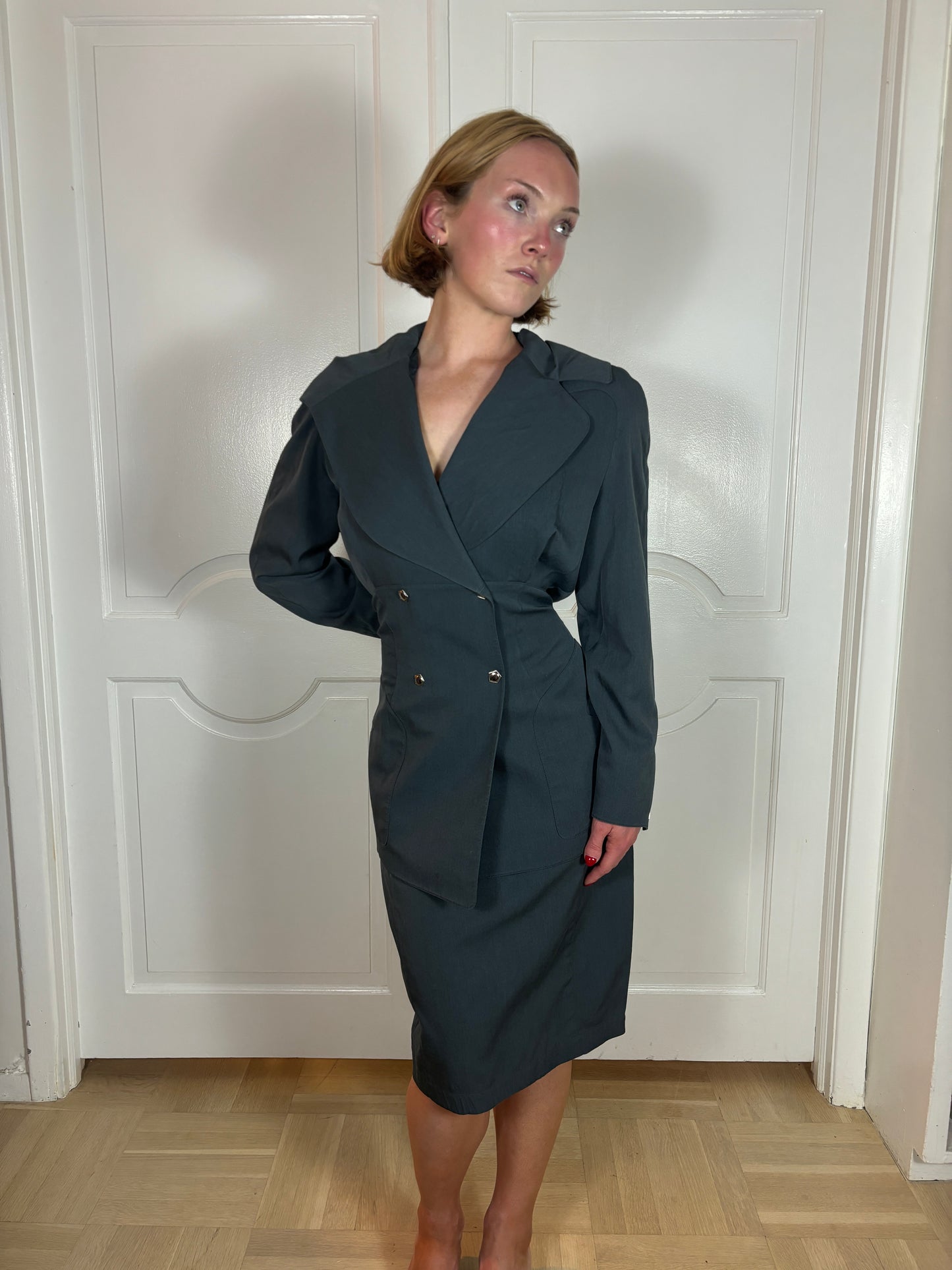 Iconic Thierry Mugler Blazer and matching skirt
