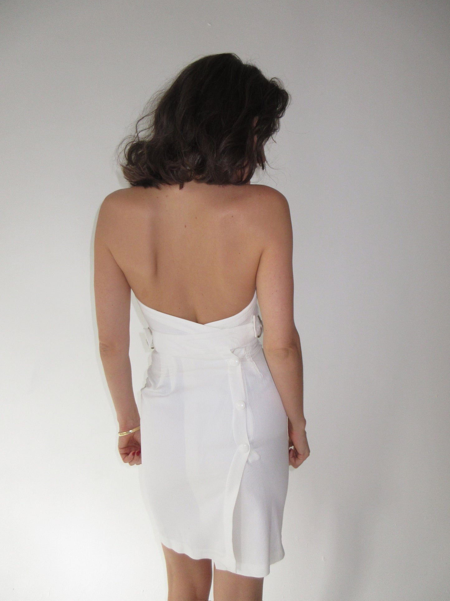 1982 Thierry Mugler white dress