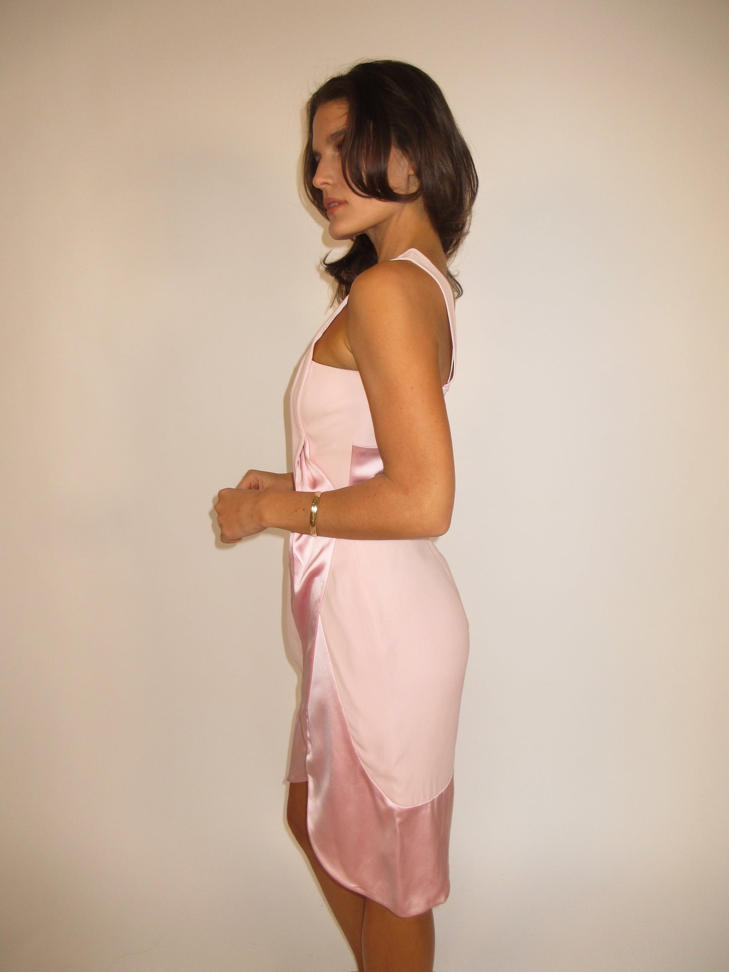 SS 2006 Valentino Corset Pink Silk Dress