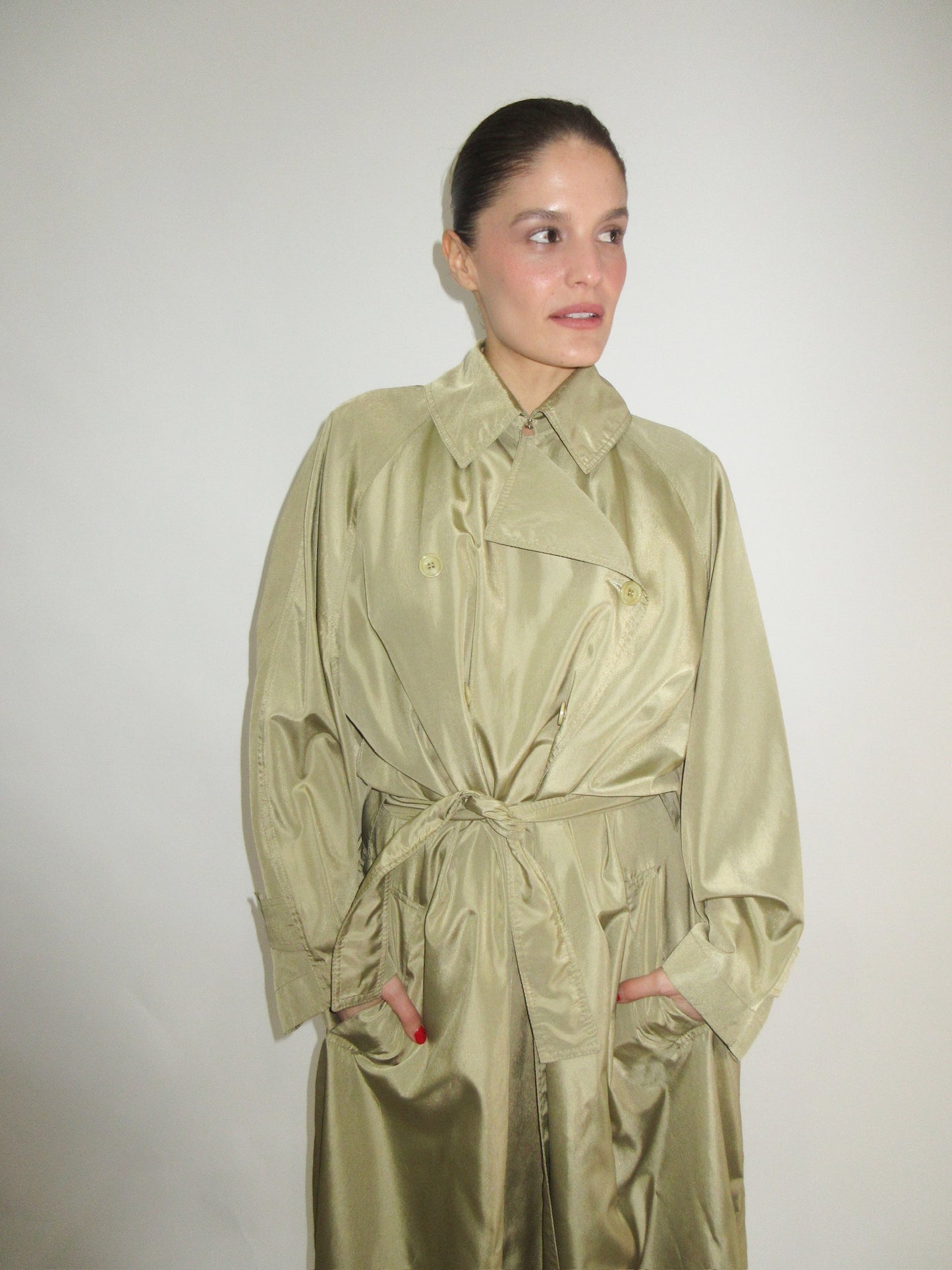 FW1986 Alaïa silk trench