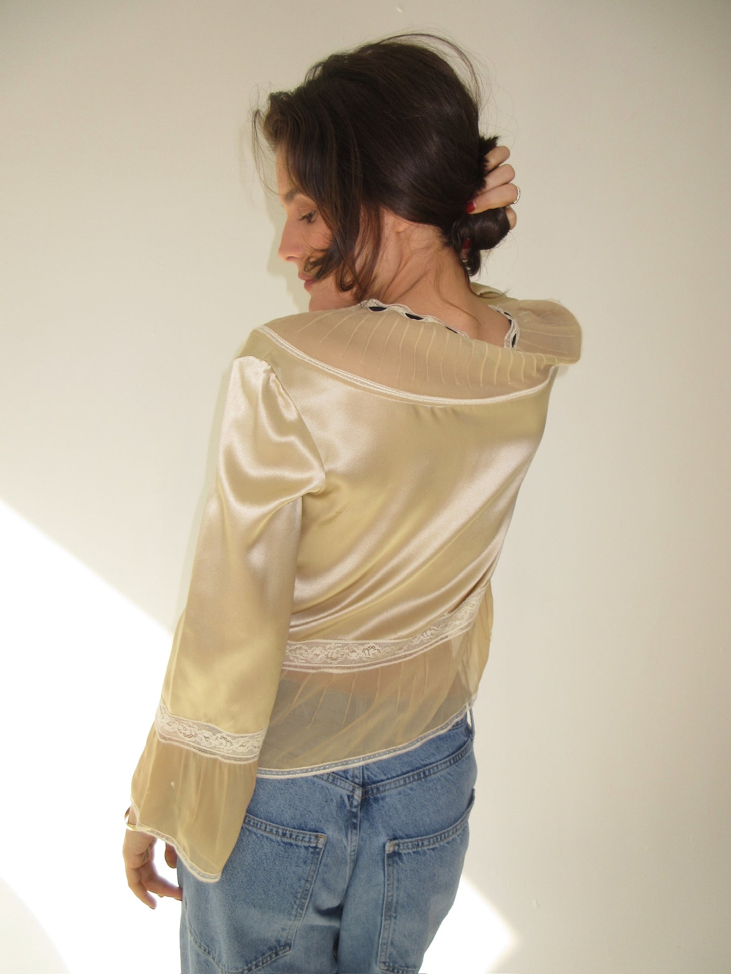 Vintage Alberta Ferretti silk top