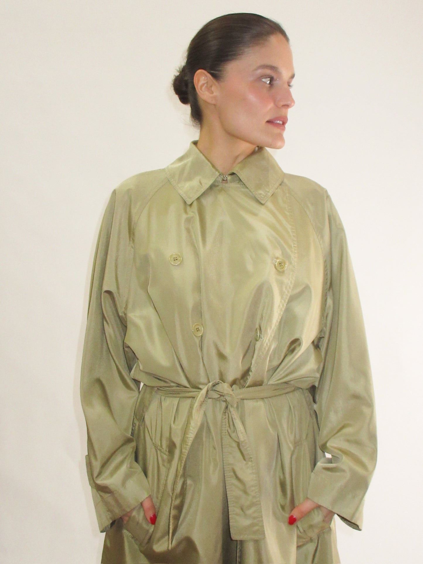 FW1986 Alaïa silk trench