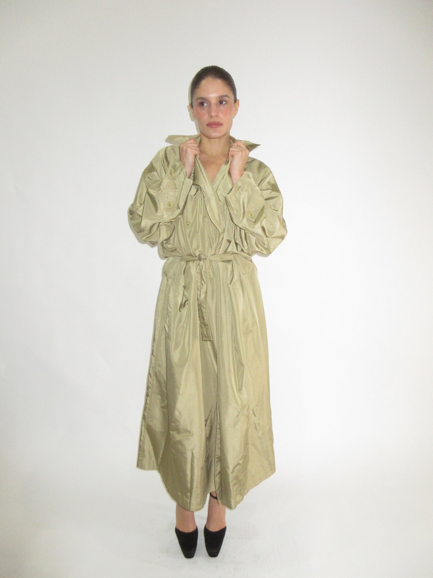 FW1986 Alaïa silk trench